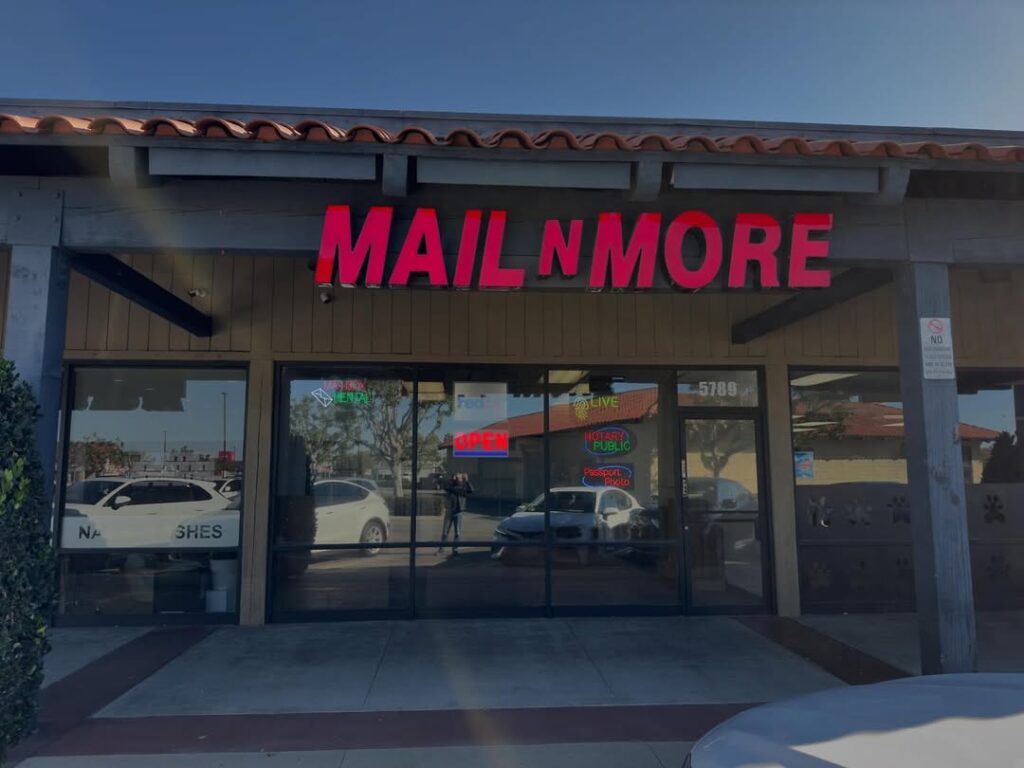 anaheim mail n more livescan, notary, shipping servces